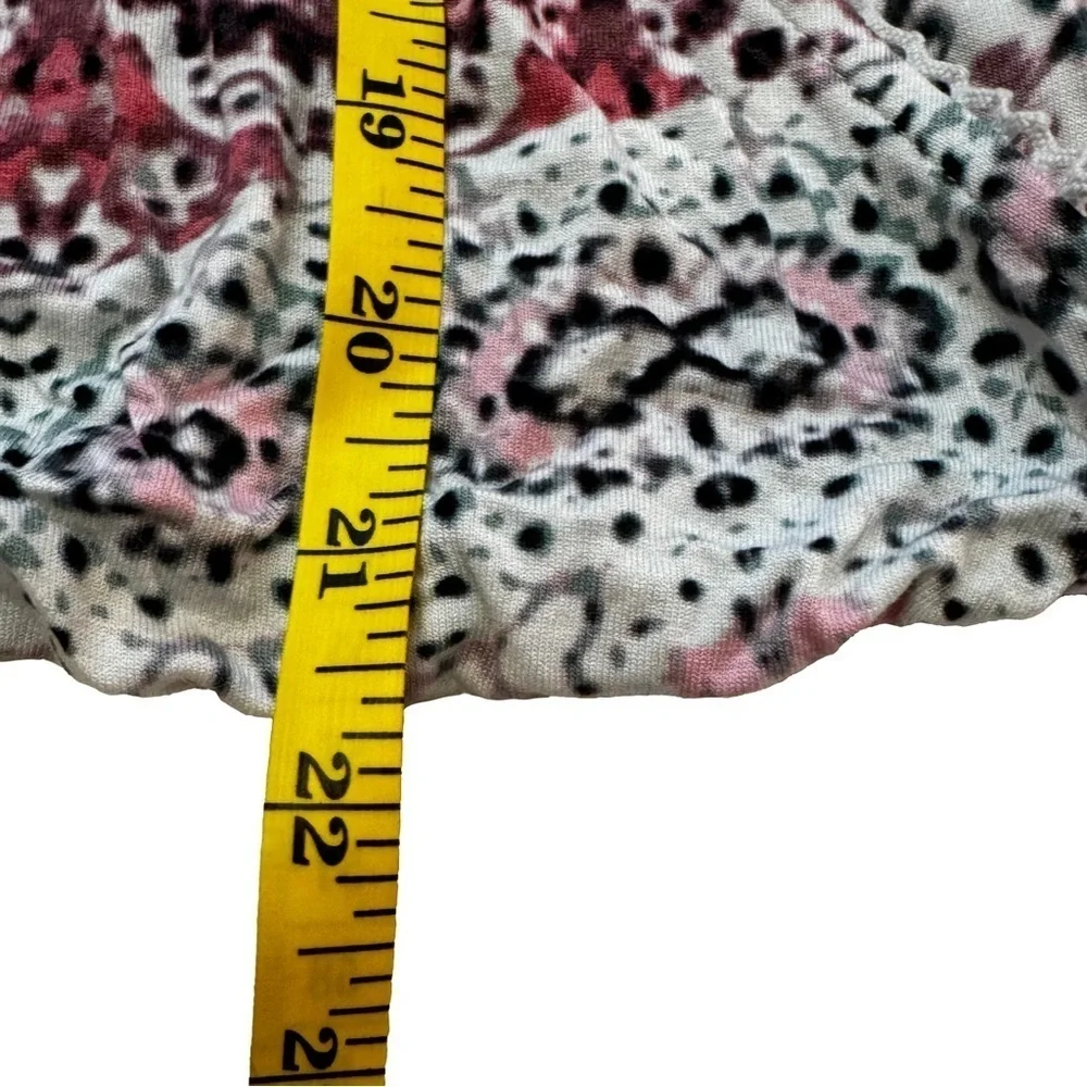 Haute Hippie Tribe Malia Printed Knit Surplice Top Summer Tapestry Size XS NEW - Picture 16 of 16